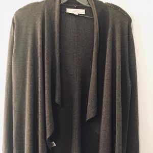 Loft wool open cardigan